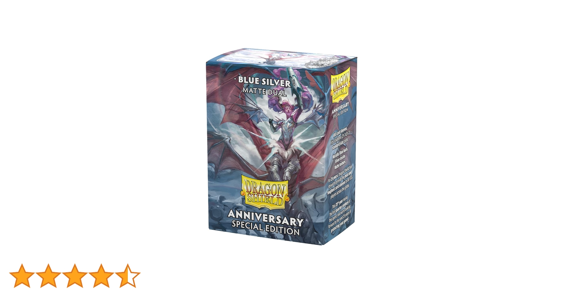 ドラゴンシールド　ブルーシルバー　blue silver スペシャルエディション 新品】ドラゴンシールド スリーブ マットデュアル スタンダード